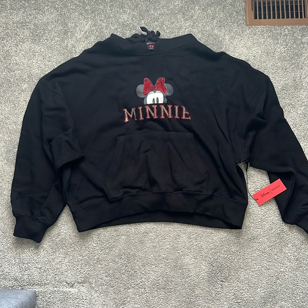 Disney Black Minnie Mouse Sweatshirt
